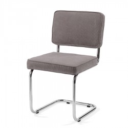 Bruut Ridge Rib stuhl edelstahl poliert Anthrazit