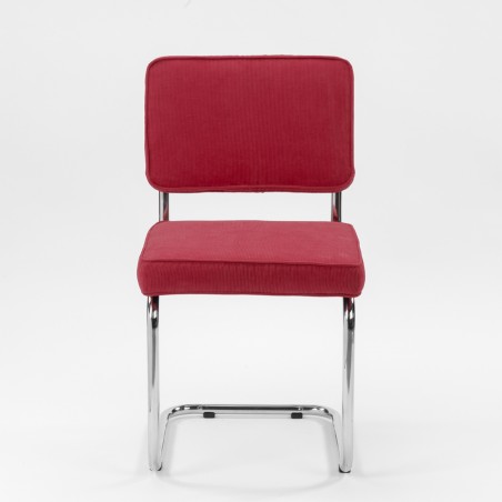 Bruut Ridge Rib stoel Rood