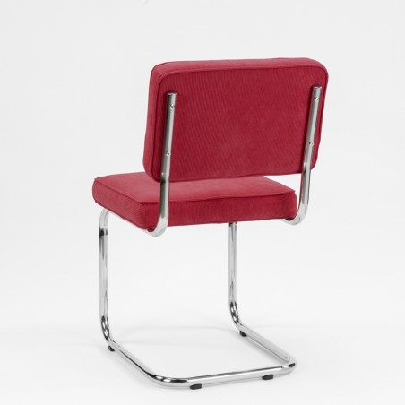 Bruut Ridge Rib stoel Rood