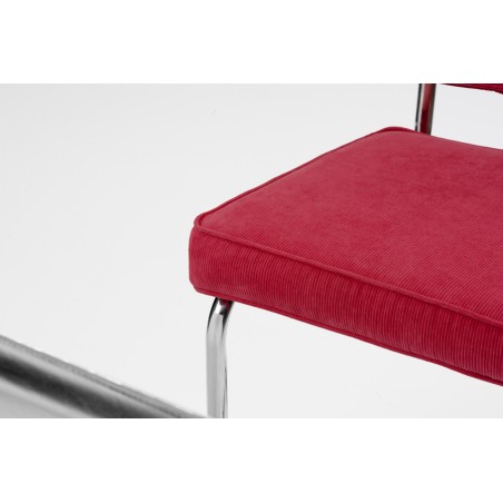 Bruut Ridge Rib stoel Rood
