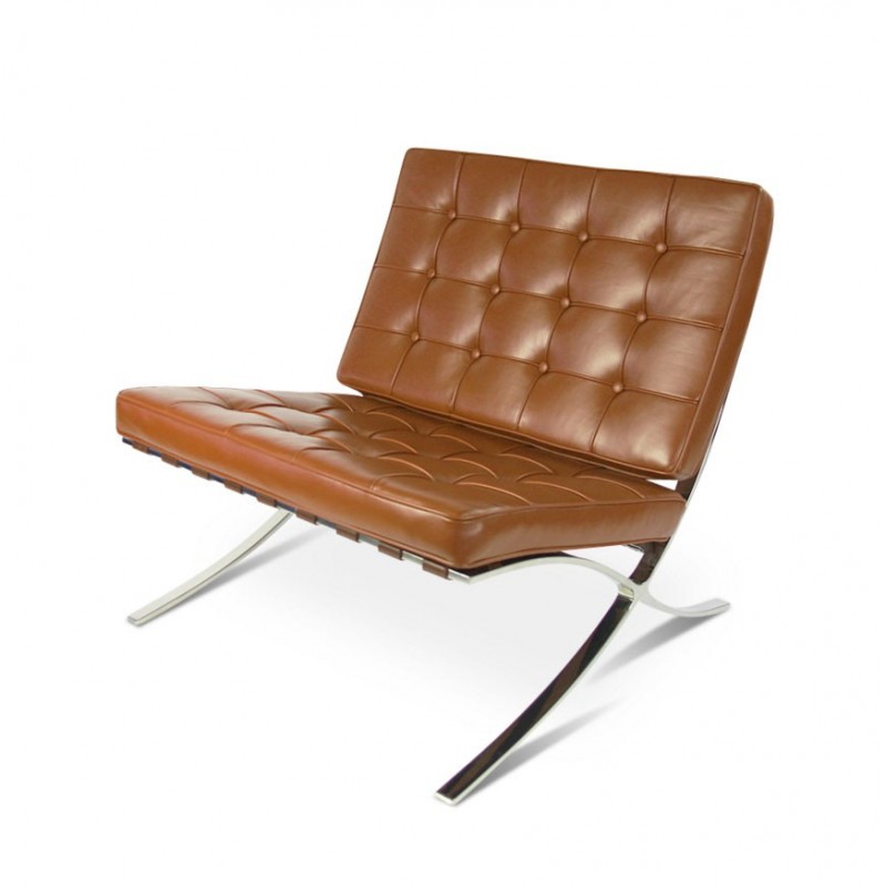 Pavillon sessel Rindsleder Cognac