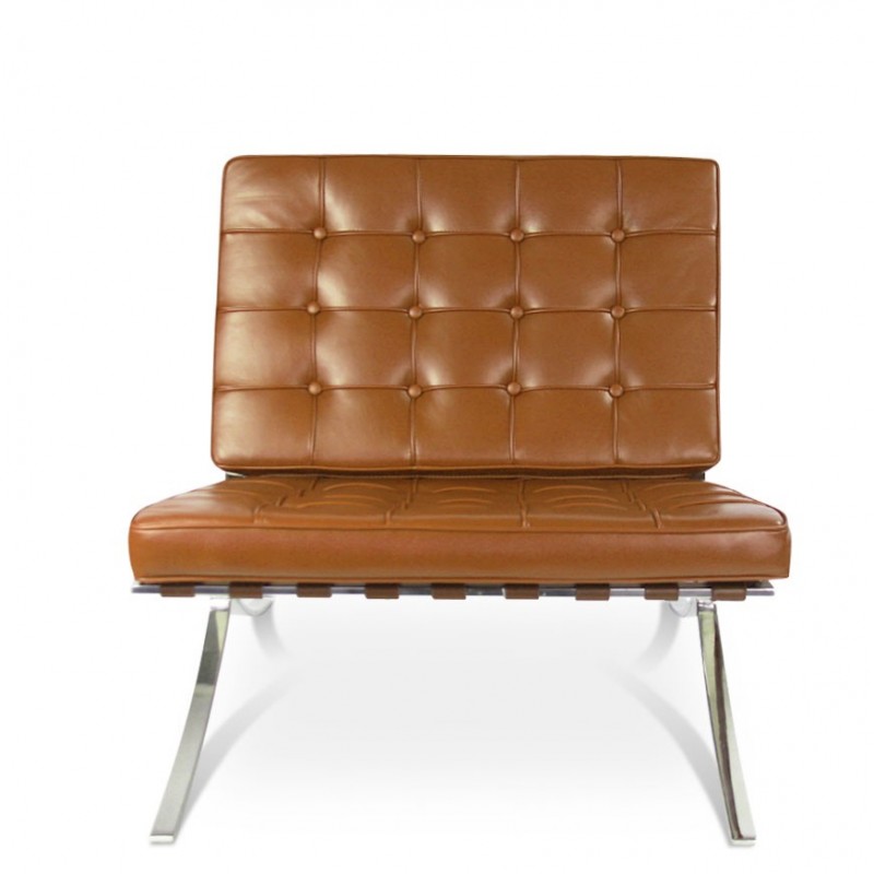 Pavillon sessel Rindsleder Cognac