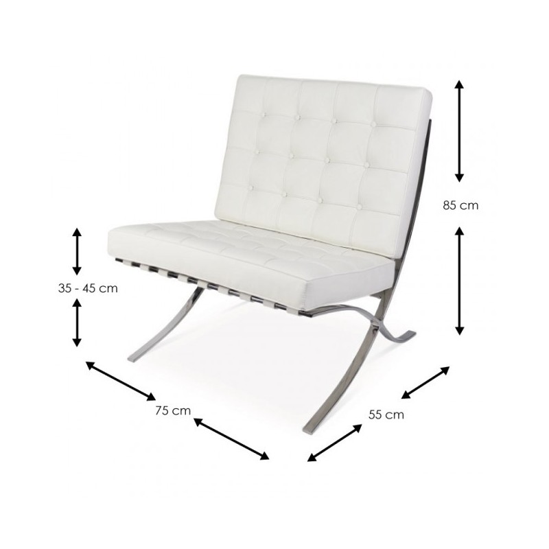 Pavillon Sessel - Premium Weiss