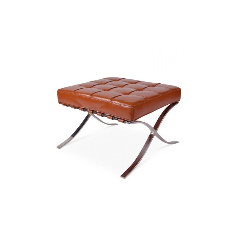 Pavillon Fußhocker Cognac - Premium