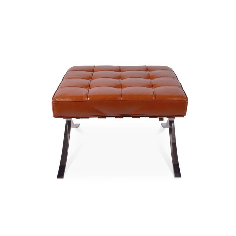 Pavillon Fußhocker Cognac - Premium