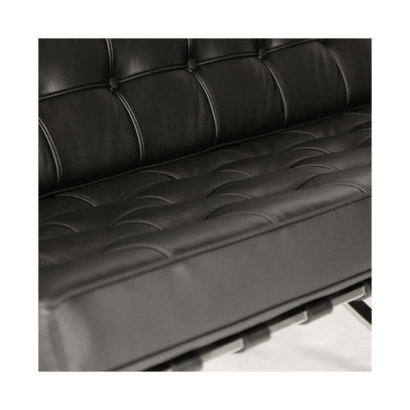 Pavillon Zweisitzer Sofa Schwarz - Premium