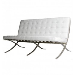 Pavillon Zweisitzer Sofa Weiß - Premium