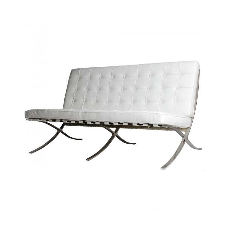 Pavillon Zweisitzer Sofa Weiß - Premium