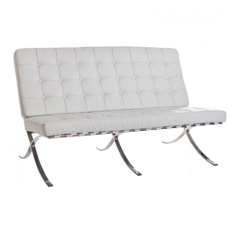 Pavillon Zweisitzer Sofa Weiß - Premium