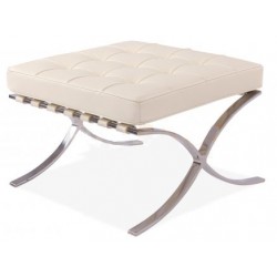Pavillon Fußhocker Creme - Premium