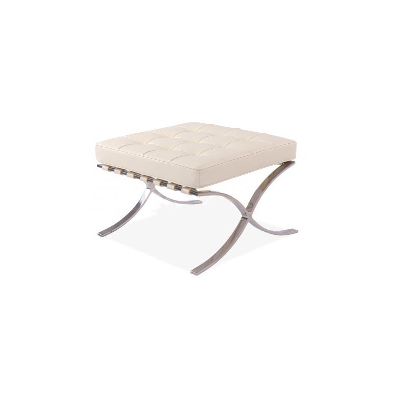 Pavillon Fußhocker Creme - Premium