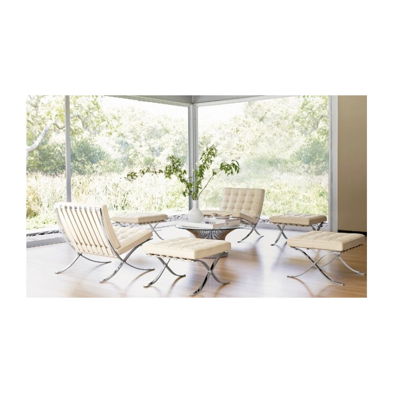 Pavillon Sessel - Premium Cremeweiß